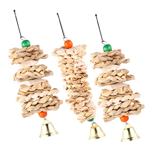 FOMIYES 3-teiliges Papagei-vogelspielzeug für Sittiche Sicheres und Anregendes Spielzeug für Vögel Kaubeständiger Knochen FOMIYES 3-teiliges Papagei-vogelspielzeug für Sittiche Sicheres und Anregendes Spielzeug für Vögel Kaubeständiger Knochen von FOMIYES