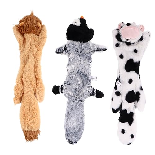 FOMIYES 3stücke Kauspielzeug Für Hunde Und Katzen Plüschspielzeug Mit Geräuschfunktion Zur Zahnpflege Und Stressbewältigung Interaktives Spielzeug Für Zuhause Und Unterwegs von FOMIYES