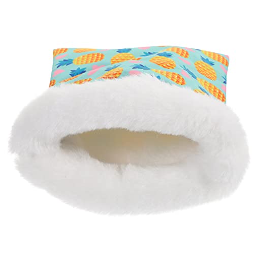 FOMIYES 3-teiliges Süßes Haustierbett Meerschweinchenbett Hamsterbett Aus Baumwolle Warmer Schlafsack für Zuckergleiter Tragbar und Beutel Spielzeug von FOMIYES