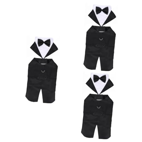 FOMIYES 3st Smoking Für Haustiere Hochzeitskleid Baumwolle Kleiner Hund Verwandlungs-Outfit FOMIYES 3st Smoking Für Haustiere Hochzeitskleid Baumwolle Kleiner Hund Verwandlungs-Outfit von FOMIYES