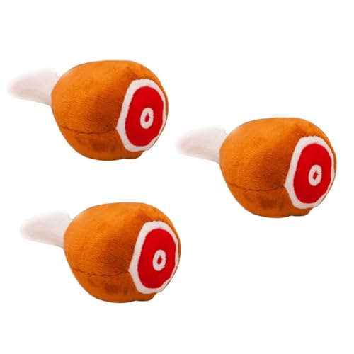 FOMIYES 3 Stück Haustier Hund Katze Plüsch Spielzeug Quietschendes Hühnerbein Gelb 18x10cm Interaktive Leckerli-spende Verstärkte Nähte Mentales Spielzeug FOMIYES 3 Stück Haustier Hund Katze Plüsch Spielzeug Quietschendes Hühnerbein Gelb 18x10cm Interaktive Leckerli-spende Verstärkte Nähte Mentales Spielzeug von FOMIYES