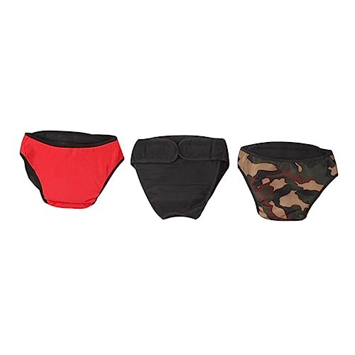 FOMIYES Windeln für Haustiere 3er-Pack Hundehosen Baumwolle Hundehosen Physikalische Hosen für Hunde Größe M Leicht Zu Tragen Zu Pflegen FOMIYES Windeln für Haustiere 3er-Pack Hundehosen Baumwolle Hundehosen Physikalische Hosen für Hunde Größe M Leicht Zu Tragen Zu Pflegen von FOMIYES