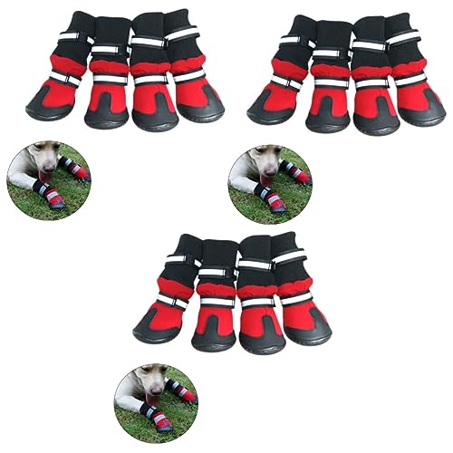 FOMIYES Hunde Booties 3st Hundeschuhe Hündchen Kurze Stiefel Bootie Hund von FOMIYES