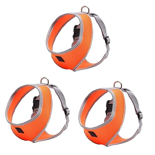 FOMIYES 3 Stücke Kragen Zu Umwandlung Hund Brust Leine Link Komfort Weste Für Walking Orange FOMIYES 3 Stücke Kragen Zu Umwandlung Hund Brust Leine Link Komfort Weste Für Walking Orange von FOMIYES