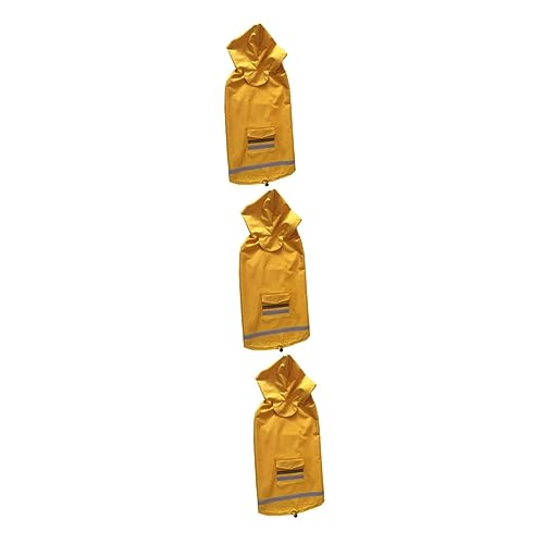 FOMIYES 3 Stücke Haustier Regenmantel Hund Regenmantel Regenjacke Für Hunde Reflektierende Medium Große Größe Outdoor Hund Kleidung von FOMIYES