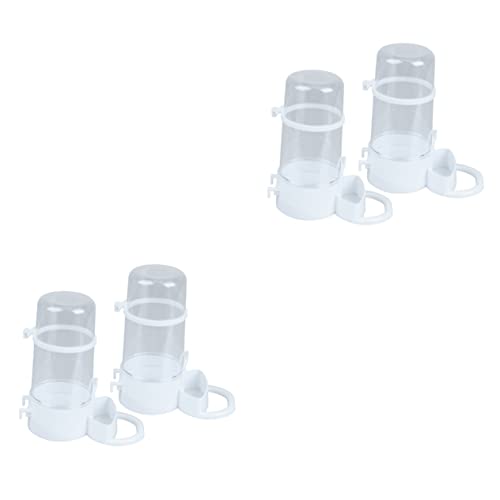 FOMIYES 4 Stück Automatischer Vogelfutterspender Hamster Wasserflaschenhalter von FOMIYES
