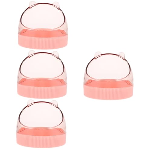 FOMIYES 4 Stücke Acryl Tier Feeder Bowl Guinea Pig Lebensmittel Schüssel Ratte Zubehör Sicher von FOMIYES