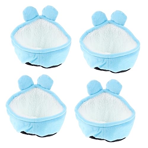 FOMIYES 4 Hamster Hamster hamsterbett haustierfeldbett Hamsterschlafnest Haustiermatratze pet Bed Hase kleines Haustier Rennmaus Meerschweinchen Käfig Plüsch FOMIYES 4 Hamster Hamster hamsterbett haustierfeldbett Hamsterschlafnest Haustiermatratze pet Bed Hase kleines Haustier Rennmaus Meerschweinchen Käfig Plüsch von FOMIYES
