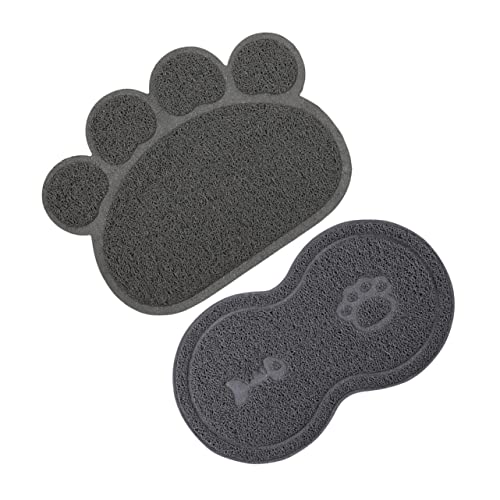 FOMIYES 2sets Haustier Fütterung Matte Hund Katze Nicht-pad Für Katzentoilette Futternapf 2 Stücke * 2 FOMIYES 2sets Haustier Fütterung Matte Hund Katze Nicht-pad Für Katzentoilette Futternapf 2 Stücke * 2 von FOMIYES
