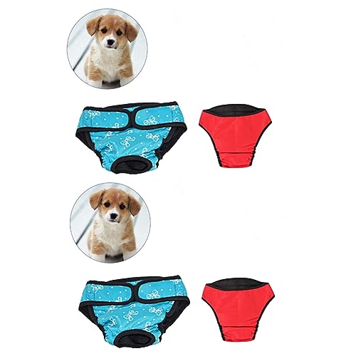 FOMIYES Hunde Physiologische Hose 4 Stück Welpenwindeln Haustierwindeln Windeln Für Hunde Hundewindeln Hundephysiologische Hosen Kleidung Großer Hund Hunde Höschen FOMIYES Hunde Physiologische Hose 4 Stück Welpenwindeln Haustierwindeln Windeln Für Hunde Hundewindeln Hundephysiologische Hosen Kleidung Großer Hund Hunde Höschen von FOMIYES