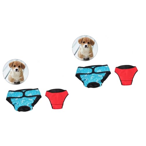 FOMIYES Haustierwindeln 4 Stück Hundewindeln Welpenwindeln Windeln für Hunde Haustier Physiologische Hosen Menstruationshose Hunde Physiologische Hose FOMIYES Haustierwindeln 4 Stück Hundewindeln Welpenwindeln Windeln für Hunde Haustier Physiologische Hosen Menstruationshose Hunde Physiologische Hose von FOMIYES