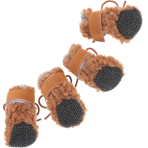 FOMIYES 4 Stück Hundeschuhe Schneestiefel Pfote Schuhe Für Hunde Plüschstiefel Für Hunde Schneestiefel Für Hunde Schneestiefel Für Welpen Hundestiefel Zu Hause Überschuhe Plastik FOMIYES 4 Stück Hundeschuhe Schneestiefel Pfote Schuhe Für Hunde Plüschstiefel Für Hunde Schneestiefel Für Hunde Schneestiefel Für Welpen Hundestiefel Zu Hause Überschuhe Plastik von FOMIYES