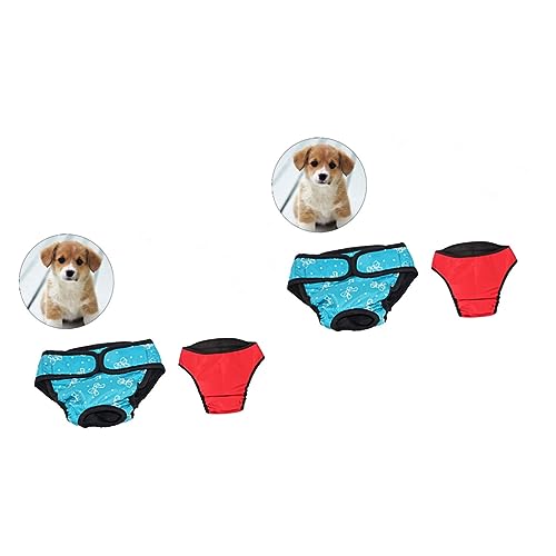 FOMIYES Hunde Physiologische Hose 4 Stück Hundephysiologische Hosen Welpenwindeln Windeln für Hunde Hundewindeln Haustierwindeln der Hund Menstruationshose Hunde Höschen FOMIYES Hunde Physiologische Hose 4 Stück Hundephysiologische Hosen Welpenwindeln Windeln für Hunde Hundewindeln Haustierwindeln der Hund Menstruationshose Hunde Höschen von FOMIYES