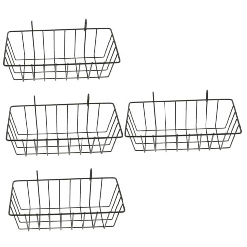 FOMIYES 4 Stück Kaninchen Heuraufe Halterung für den täglichen Gebrauch Hasenzubehör Kaninchenkäfig Futterkaninchen Gestell Kleine Tiere Zubringer Hamsterbedarf Spender Schmiedeeisen von FOMIYES