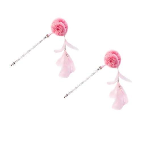 FOMIYES 4 Stück Katzen-Teaser Rosa Katzenspielzeug Spielzeug Für Katze Spielzeug Zum Necken Von Katzen Katzenbedarf Würmer Teaser Katzenrute Katze Zauberstab Sport Angelrute Plastik FOMIYES 4 Stück Katzen-Teaser Rosa Katzenspielzeug Spielzeug Für Katze Spielzeug Zum Necken Von Katzen Katzenbedarf Würmer Teaser Katzenrute Katze Zauberstab Sport Angelrute Plastik von FOMIYES