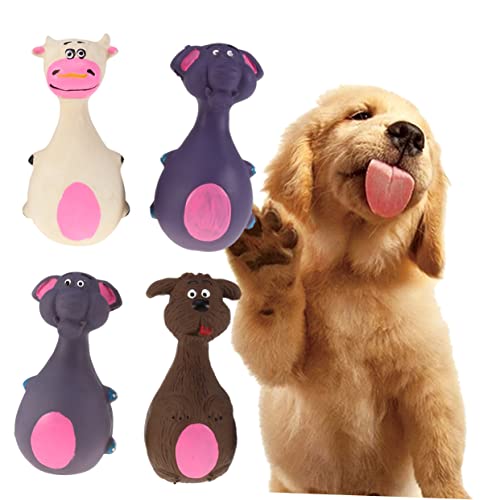FOMIYES Hundespielzeug Aus Latex Mit Geräuschen 4er-Pack Quietschspielzeug Für Welpen Interaktives Hundespielzeug Mit Geräuschen Kautrainingsspielzeug Sicherer Spielkamerad Für Haustiere FOMIYES Hundespielzeug Aus Latex Mit Geräuschen 4er-Pack Quietschspielzeug Für Welpen Interaktives Hundespielzeug Mit Geräuschen Kautrainingsspielzeug Sicherer Spielkamerad Für Haustiere von FOMIYES