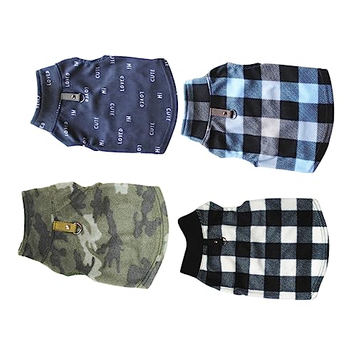 FOMIYES Fleece-hundemantel Warm 4-teilig Haustierkleidung Modisches Hundekleid Haustiere Wärmebekleidung Kalt – für Hunde FOMIYES Fleece-hundemantel Warm 4-teilig Haustierkleidung Modisches Hundekleid Haustiere Wärmebekleidung Kalt – für Hunde von FOMIYES