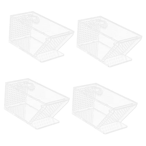 FOMIYES 4-teiliges Krabbenfallengehäuse Aquarium-zubehör Kompakt Und Leicht Für Die Krabbenaufbewahrung Aus Robustem Acryl von FOMIYES