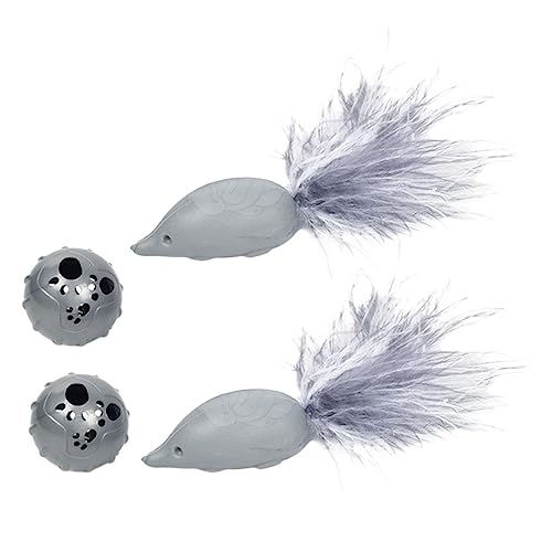 FOMIYES 4 Stücke Katze Spielzeug Bälle für Indoor Katzen Interaktive Lustige Design für Kätzchen Spielzeug FOMIYES 4 Stücke Katze Spielzeug Bälle für Indoor Katzen Interaktive Lustige Design für Kätzchen Spielzeug von FOMIYES