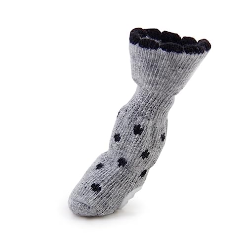 FOMIYES Baumwollsocken für Haustiere Gummiunterseite Graue Hundesocken für Kaltes Wetter 4 Paar FOMIYES Baumwollsocken für Haustiere Gummiunterseite Graue Hundesocken für Kaltes Wetter 4 Paar von FOMIYES