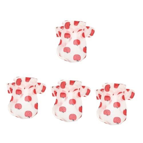 FOMIYES 4-teilige Hundebekleidung Modischer Hunde-Hoodie Für Die Sonne Atmungsaktiv Und Bequem FOMIYES 4-teilige Hundebekleidung Modischer Hunde-Hoodie Für Die Sonne Atmungsaktiv Und Bequem von FOMIYES