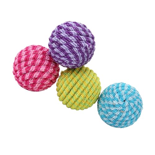 FOMIYES 4-teiliges Interaktives Katzenspielzeug-Set Aus Seil für Katzen Tumbler-Spielzeug für Kauübungen von FOMIYES