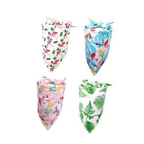 FOMIYES 4 Stücke Hund Dreieck Schals Taschentuch Lätzchen Kragen Halskette Decor Helle Farben Sicher Bequem für Welpen FOMIYES 4 Stücke Hund Dreieck Schals Taschentuch Lätzchen Kragen Halskette Decor Helle Farben Sicher Bequem für Welpen von FOMIYES