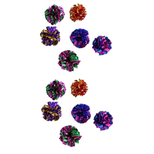 FOMIYES 48 STK Katzenspielzeugbälle Katzenspielzeug für Haustiere Crinkle-Bälle für Katzen die Katze Spielzeugball Blumenkugel aus Papier Rasselkugel FOMIYES 48 STK Katzenspielzeugbälle Katzenspielzeug für Haustiere Crinkle-Bälle für Katzen die Katze Spielzeugball Blumenkugel aus Papier Rasselkugel von FOMIYES