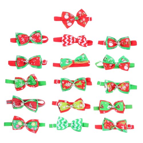 FOMIYES 48 STK Haustier Fliege Hund Schleife Katzenhalsband Mit Fliege Für Haustiere Abbrechbares Katzenhalsband Katze Weihnachtshalsband Zubehör Und Hunde von FOMIYES