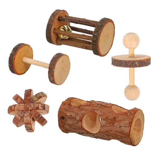 FOMIYES Hamster Supplies 5 Stück Holzspielzeug Hamster Molar Beißspielzeug Für Käfig Vogel Spielen FOMIYES Hamster Supplies 5 Stück Holzspielzeug Hamster Molar Beißspielzeug Für Käfig Vogel Spielen von FOMIYES
