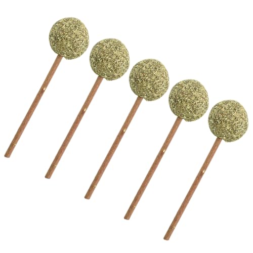 FOMIYES Lollypop Für Kätzchen Katzen 5 STK Katzenminze Haustierspielzeug Backenzähne Bar Smartweed Necken Für Haustier Spiel FOMIYES Lollypop Für Kätzchen Katzen 5 STK Katzenminze Haustierspielzeug Backenzähne Bar Smartweed Necken Für Haustier Spiel von FOMIYES
