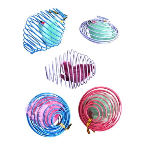 FOMIYES Katzenspielzeug 5er-Pack Weiches Plüsch-mausspielzeug für Kätzchen Interaktives Rattenspiel Katzen-Teaser-bälle FOMIYES Katzenspielzeug 5er-Pack Weiches Plüsch-mausspielzeug für Kätzchen Interaktives Rattenspiel Katzen-Teaser-bälle von FOMIYES