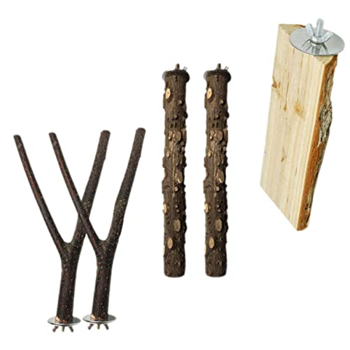 FOMIYES Papageien-sitzstangen-Spielzeug 5-teilig Vogelkäfig-sitzstange Papagei-holzstab Vogel-sitzstangen-plattformständer Holz-Vogel-sitzstange Für Papageien Keine Montage FOMIYES Papageien-sitzstangen-Spielzeug 5-teilig Vogelkäfig-sitzstange Papagei-holzstab Vogel-sitzstangen-plattformständer Holz-Vogel-sitzstange Für Papageien Keine Montage von FOMIYES