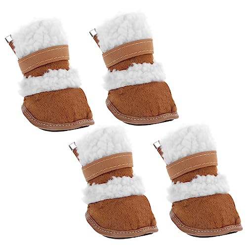 FOMIYES 3er-Sets Haustierstiefel Aus Lammwolle Kurze Stiefel Hundeschneeschuhe Ohne Sohle Für Kalte Outdoor-Schuhe 2 Paar X 3 FOMIYES 3er-Sets Haustierstiefel Aus Lammwolle Kurze Stiefel Hundeschneeschuhe Ohne Sohle Für Kalte Outdoor-Schuhe 2 Paar X 3 von FOMIYES