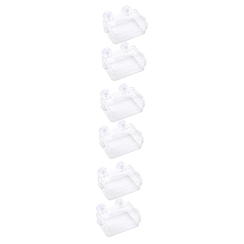 FOMIYES 3sets Reptile Fütterung Box Lizard Wasser Feeder Pet Food Dish -Escape Bowl Für Einfache Fütterung 2pcs * 3 von FOMIYES
