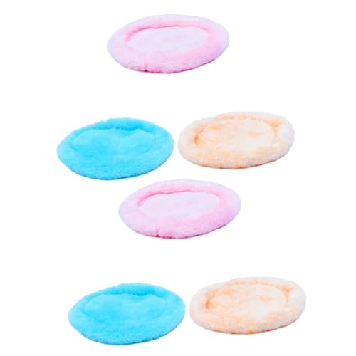 FOMIYES 2 Sets Warme Hamstermatte Bequeme Einstreuunterlage für Hamster Eichhörnchen Mäuse Ratten und Haustiere Einfach Zu 3 Stück * 2 von FOMIYES