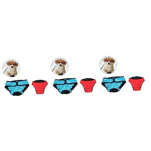 FOMIYES Hunde Physiologische Hose 6 STK Haustierwindeln Hundewindeln Windeln für Hunde Welpenwindeln Großer Hund Physiologische Hosen Kleidung Hunde Höschen FOMIYES Hunde Physiologische Hose 6 STK Haustierwindeln Hundewindeln Windeln für Hunde Welpenwindeln Großer Hund Physiologische Hosen Kleidung Hunde Höschen von FOMIYES