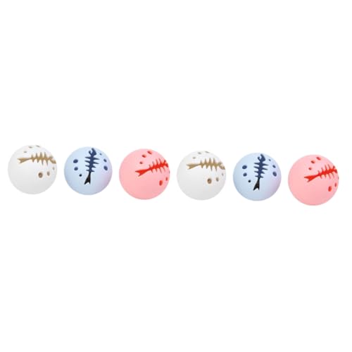 FOMIYES 6 STK Katzenbälle Spielzeug für Kätzchen Kauspielzeug Indoor-Spielzeug Pet-Ball-Spielzeug Katzenübung Spielzeuge Katzenspielzeug Spielzeug für Haustiere beissen lustiger Katzenball FOMIYES 6 STK Katzenbälle Spielzeug für Kätzchen Kauspielzeug Indoor-Spielzeug Pet-Ball-Spielzeug Katzenübung Spielzeuge Katzenspielzeug Spielzeug für Haustiere beissen lustiger Katzenball von FOMIYES