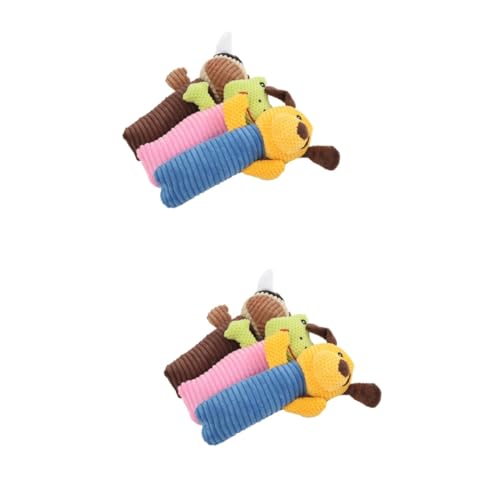 FOMIYES 2 Sets Farbiges Quietschendes Hundespielzeug-Set Gefülltes Plüsch-welpenspielzeug Obst Und Gemüse Sicheres Zahnungsspielzeug Für Welpen 3 Stück X 2 FOMIYES 2 Sets Farbiges Quietschendes Hundespielzeug-Set Gefülltes Plüsch-welpenspielzeug Obst Und Gemüse Sicheres Zahnungsspielzeug Für Welpen 3 Stück X 2 von FOMIYES