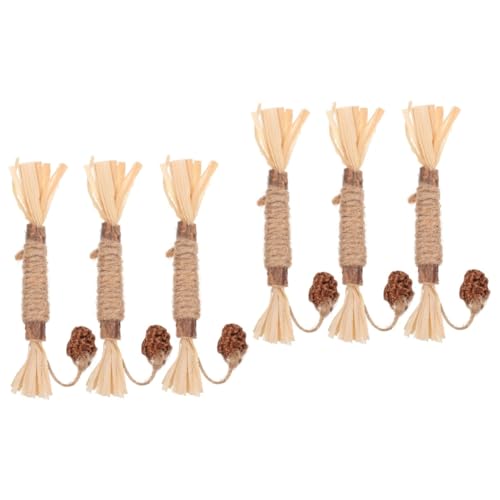 FOMIYES 2 Sets Silvervine-kaustäbe Für Katzen Silvervine-Spielzeug Für Kätzchen Molar-silvervine-Stick Katzen-beißspielzeug Katzen-leckerlis Kauspielzeug Haustiergesundheit 3 Stück * 2 FOMIYES 2 Sets Silvervine-kaustäbe Für Katzen Silvervine-Spielzeug Für Kätzchen Molar-silvervine-Stick Katzen-beißspielzeug Katzen-leckerlis Kauspielzeug Haustiergesundheit 3 Stück * 2 von FOMIYES