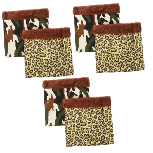 FOMIYES 6 STK Schlafsack für Hamster Beutel für Zuckergleiter Igel Zubehör Meerschweinchen nach Hause Schlafsack für Meerschweinchen warm halten Kleine Tiere Igelkäfig Arktisches Vlies FOMIYES 6 STK Schlafsack für Hamster Beutel für Zuckergleiter Igel Zubehör Meerschweinchen nach Hause Schlafsack für Meerschweinchen warm halten Kleine Tiere Igelkäfig Arktisches Vlies von FOMIYES