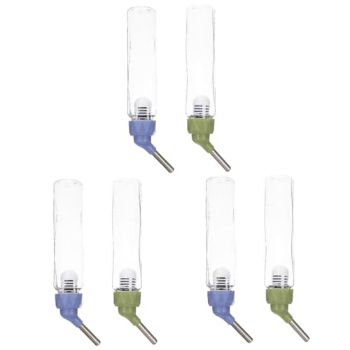 6 STK Trinkbrunnen Für Hamster Kaninchenfutter Für Käfige Kaninchenwasserflasche Ohne Tropfen Futterautomat Für Hunde Ratte Wasserflasche Meerschweinchen Plastik Automatisch 6 STK Trinkbrunnen Für Hamster Kaninchenfutter Für Käfige Kaninchenwasserflasche Ohne Tropfen Futterautomat Für Hunde Ratte Wasserflasche Meerschweinchen Plastik Automatisch von FOMIYES