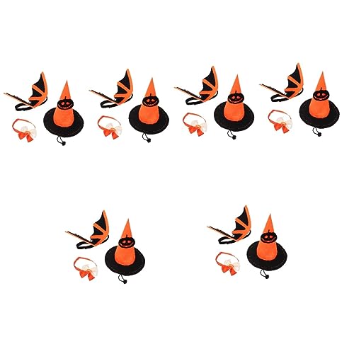 FOMIYES 6 Sets Warmes Und Leicht Zu Tragendes Haustier-halloweenkostüm Reflektierendes Halsband Verstellbare Flügeldekoration Für Partys von FOMIYES