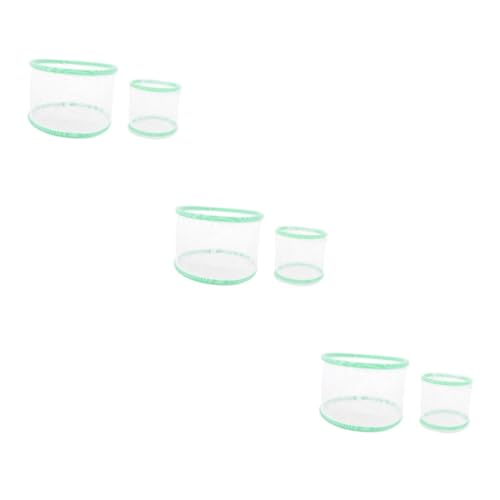 FOMIYES 3sets Aquarium Breeder Box Fisch Isolation Net Große Schlupfnetz Für Fischzucht Inkubator Tank 2 Stücke * 3 von FOMIYES