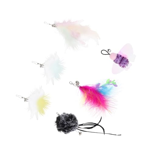 FOMIYES 6St Ersatzkopf für Katzenangel weiße Katze Zauberstab Teaser-Ersatzteile katzenspielzeug Spielzeug für Kätzchen Spielzeug für Haustiere Sport Katzen-Teaser Notiz Katzenstock Plüsch FOMIYES 6St Ersatzkopf für Katzenangel weiße Katze Zauberstab Teaser-Ersatzteile katzenspielzeug Spielzeug für Kätzchen Spielzeug für Haustiere Sport Katzen-Teaser Notiz Katzenstock Plüsch von FOMIYES
