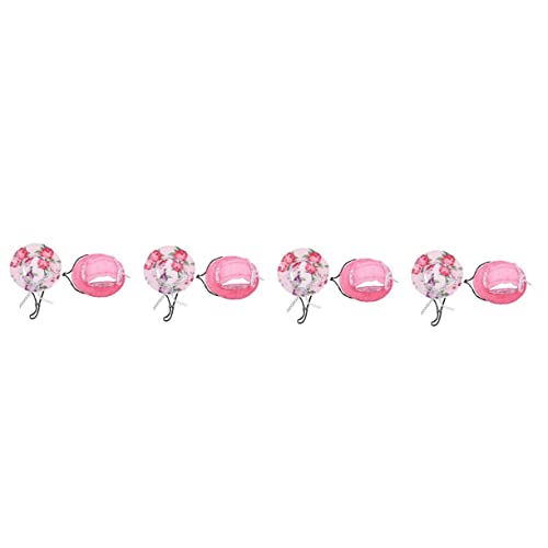 FOMIYES 4er-Sets Sonnenhut Für Hunde Netz-schirmmütze Mit Ohrlöchern Für Outdoor-aktivitäten Kleiner Hunde 2 Stück * 4 von FOMIYES