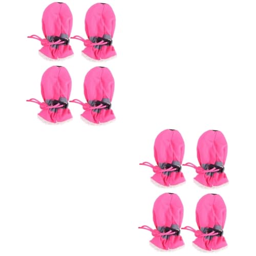 FOMIYES 8-teiliges Set Sockenschuhe Haustierschuhe Winter von FOMIYES