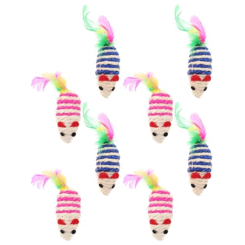 FOMIYES 8st Kätzchen-Spielzeug- -plüsch Übung Zur Eliminierung Von Katzenspielzeug Katze-mäuse-Spielzeug Einziehbarer Katzenstab Katzenfänger Spielzeug Sisal Katze Necken Sport FOMIYES 8st Kätzchen-Spielzeug- -plüsch Übung Zur Eliminierung Von Katzenspielzeug Katze-mäuse-Spielzeug Einziehbarer Katzenstab Katzenfänger Spielzeug Sisal Katze Necken Sport von FOMIYES