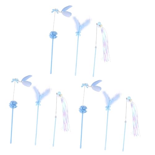 FOMIYES 3sets - Langlebige Acryl Rod Cat Teaser Spielzeug Interaktives Katzenspielzeug Simulation 3pcs * 3 FOMIYES 3sets - Langlebige Acryl Rod Cat Teaser Spielzeug Interaktives Katzenspielzeug Simulation 3pcs * 3 von FOMIYES