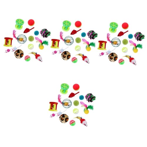 FOMIYES 96 STK Katzenspielzeug Glocke Kugel Vielfalt Plastik FOMIYES 96 STK Katzenspielzeug Glocke Kugel Vielfalt Plastik von FOMIYES